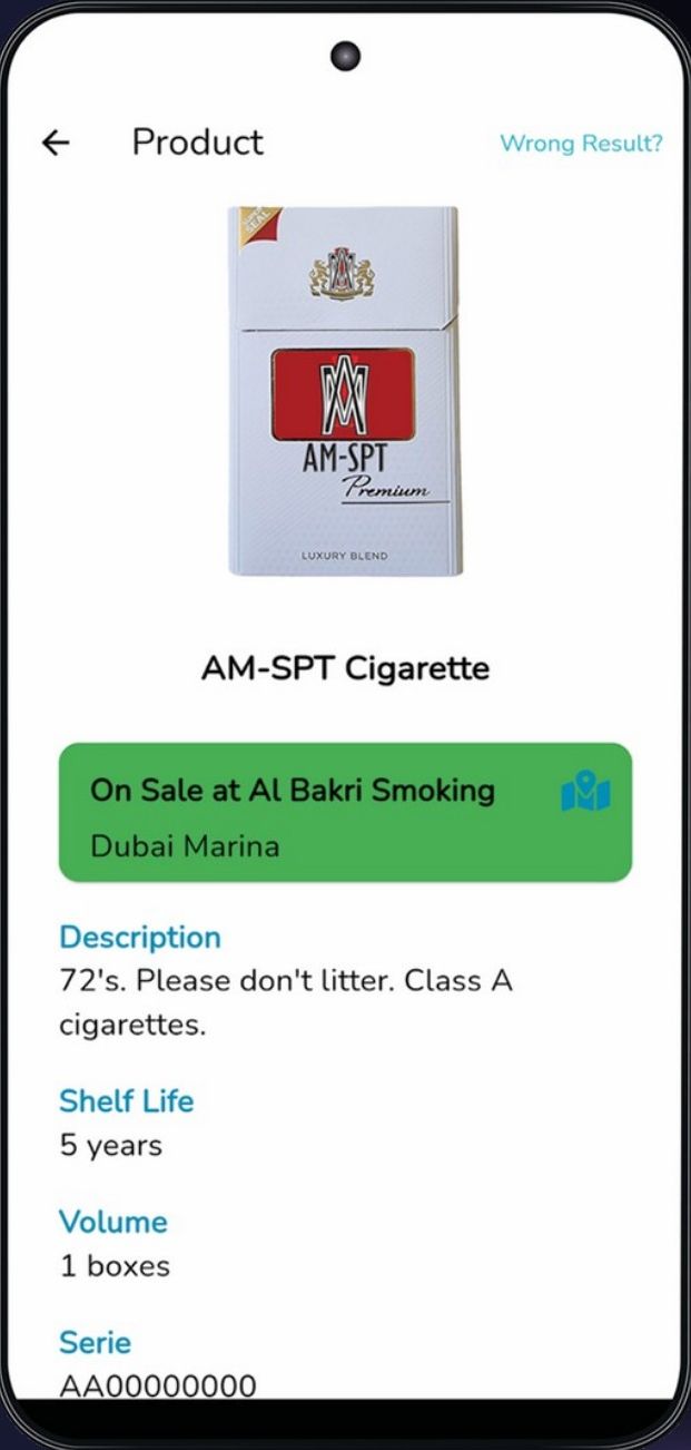 Scanning a medicine pack with the VeroSeal app